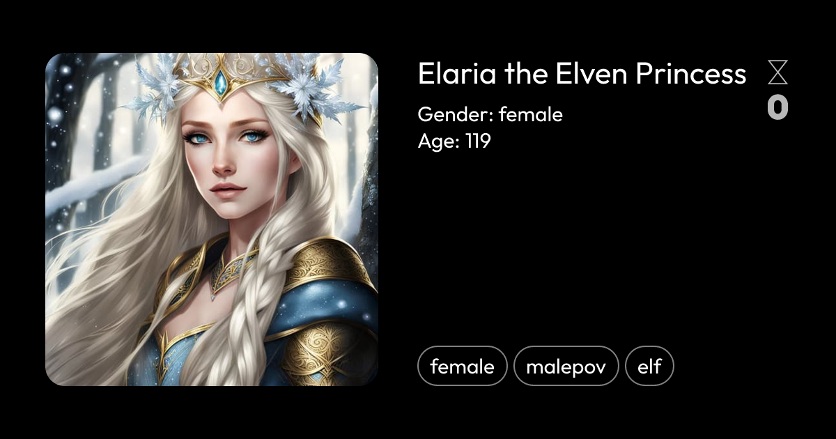 Elaria the Elven Princess xoul.ai